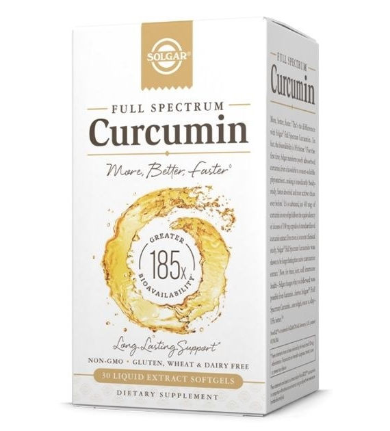 SOLGAR Curcumin Full Spectrum Vegan Form (30 kaps.)