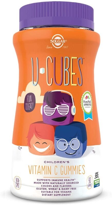 SOLGAR U-Cubes Children's Vitamin C - Witamina C dla dzieci (90 żelek)