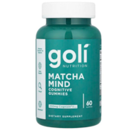GOLI NUTRITION Matcha Mind - Cytykolina + Matcha (60 żelek)