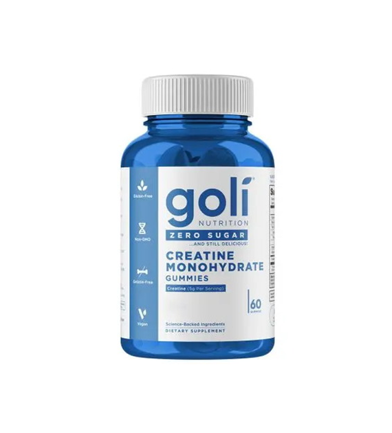 GOLI NUTRITION Creatine Monohydrate Zero Sugar (60 gummies)