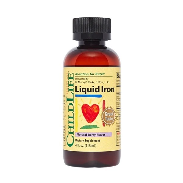 CHILDLIFE Liquid Iron - Żelazo dla dzieci (118 ml)