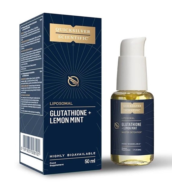 QUICKSILVER Liposomal Glutathione + Lemon Mint EU (50 ml)