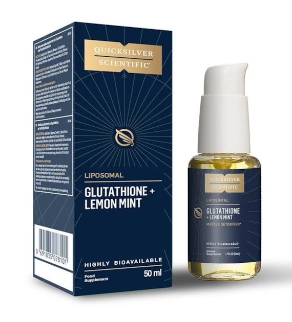 QUICKSILVER Liposomal Glutathione + Lemon Mint EU (50 ml)