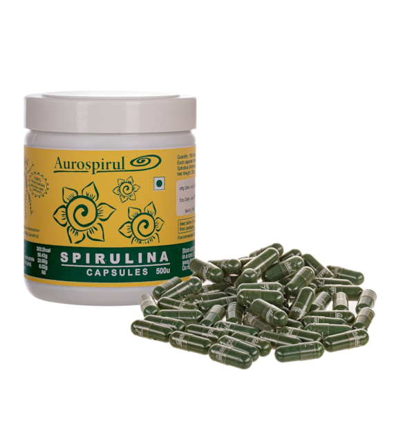 AUROSPIRUL Spirulina (500 kaps.)