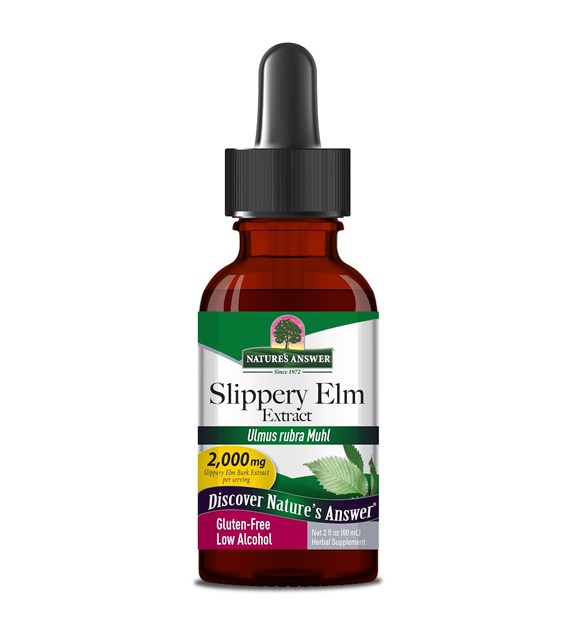 NATURE'S ANSWER Slippery Elm Extract (60 ml / 2 fl. oz.)