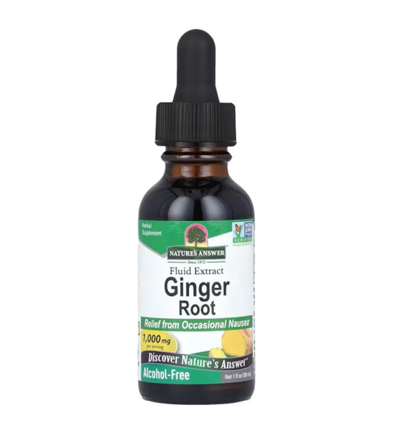 NATURE'S ANSWER Ginger Root - Korzeń imbiru (30 ml)