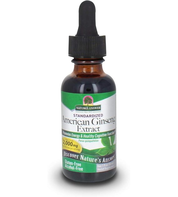 NATURE'S ANSWER American Ginseng Extract (30 ml / 1 fl. oz.)