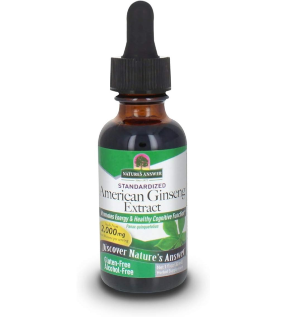 NATURE'S ANSWER American Ginseng Extract (30 ml / 1 fl. oz.)