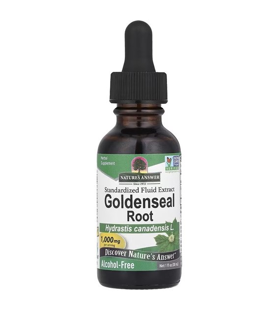 NATURE'S ANSWER Goldenseal Root Liquid (30 ml / 1 fl. oz.)