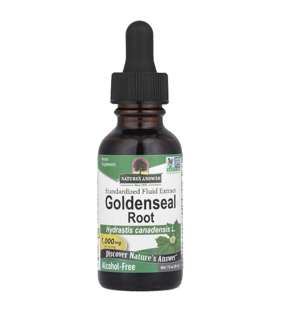 NATURE'S ANSWER Goldenseal Root Liquid (30 ml / 1 fl. oz.)