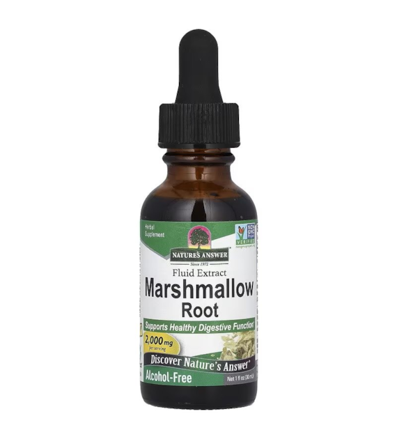 NATURE'S ANSWER Marshmallow Root - Korzeń prawoślazu lekarskiego (30 ml)