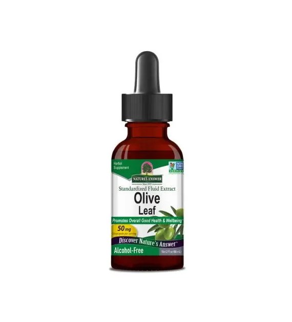 NATURE'S ANSWER Olive Leaf Extract (60 ml / 2 fl. oz.)