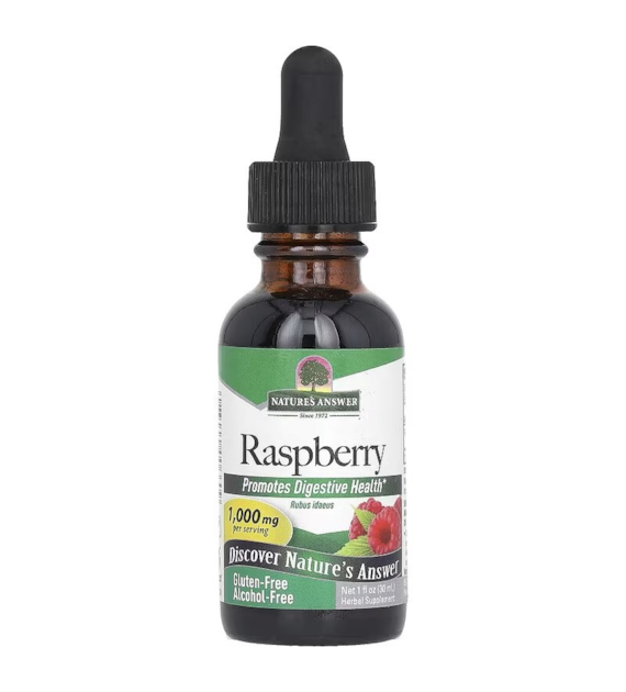 NATURE'S ANSWER Raspberry - Ekstrakt z liści maliny (30 ml)
