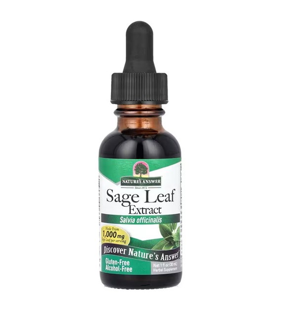 NATURE'S ANSWER Sage Leaf Extract (30 ml / 1 fl. oz.)