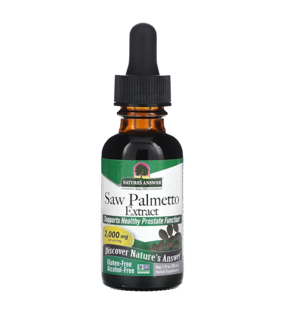 NATURE'S ANSWER Saw Palmetto Extract (30 ml / 1 fl. oz.)