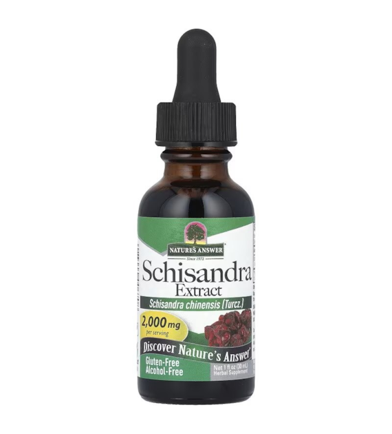 NATURE'S ANSWER Schisandra Extract - Ekstrakt z cytryńca chińskiego (30 ml)