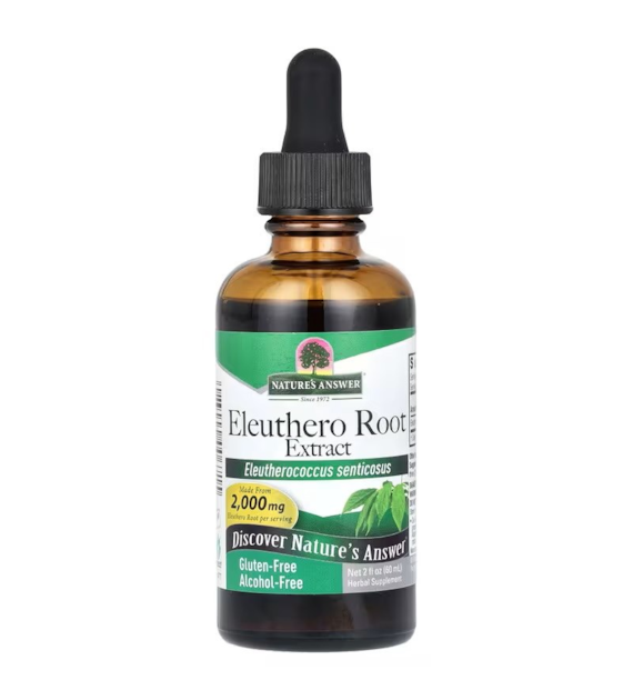 NATURE'S ANSWER Eleuthero Root Extract (60 ml / 2 fl. oz.)