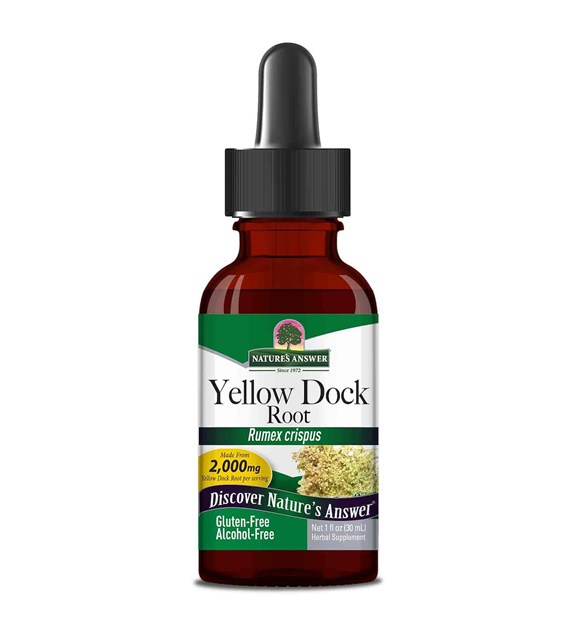 NATURE'S ANSWER Yellow Dock Root (30 ml / 1 fl. oz.)