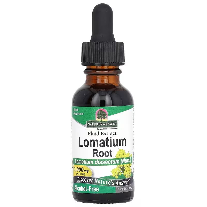 NATURE'S ANSWER Lomatium Root - Korzeń Lomatium (30 ml)