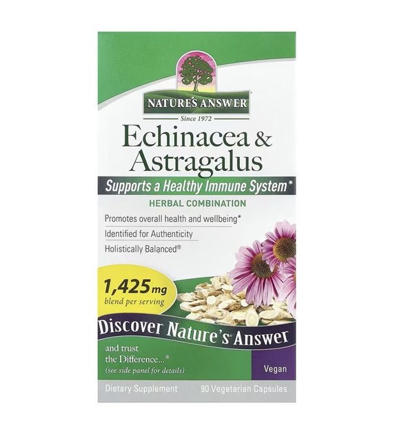 NATURE'S ANSWER Echinacea & Astragalus (90 caps.)
