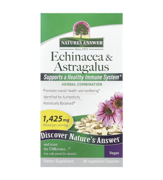 NATURE'S ANSWER Echinacea & Astragalus (90 caps.)