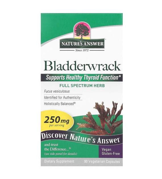 NATURE'S ANSWER Bladderwrack 250 mg (90 caps.)