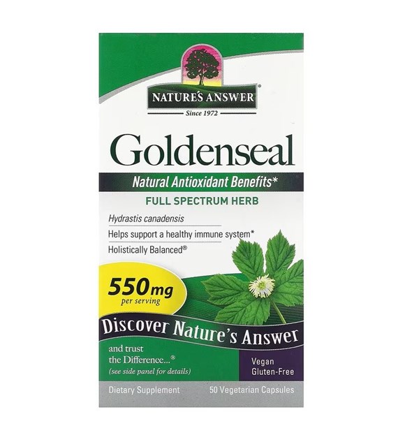 NATURE'S ANSWER Goldenseal Root (50 caps.)