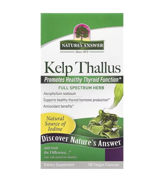 NATURE'S ANSWER Kelp Thallus (100 caps.)