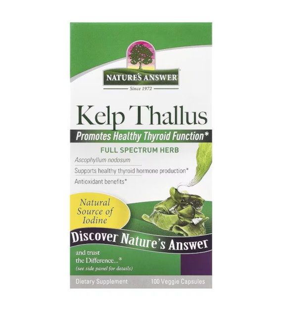 NATURE'S ANSWER Kelp Thallus (100 caps.)