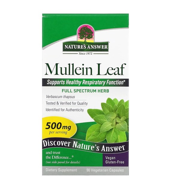NATURE'S ANSWER Mullein Leaf (90 caps.)