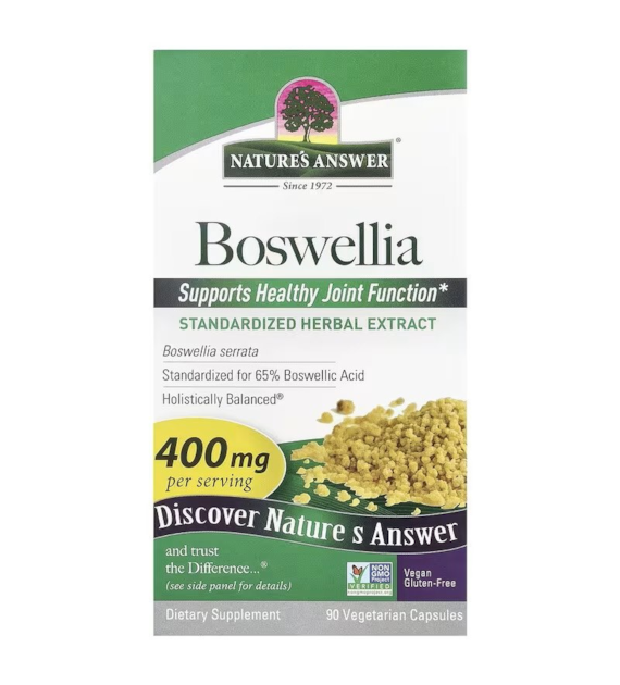 NATURE'S ANSWER Boswellia - Kadzidłowiec indyjski (90 kaps.)