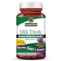NATURE'S ANSWER Milk Thistle Seed Extract - Ekstrakt z nasion Ostropestu Plamistego (120 kaps.)