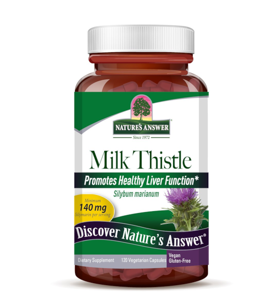 NATURE'S ANSWER Milk Thistle Seed Extract (120 caps.)