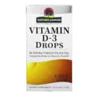NATURE'S ANSWER Vitamin D-3 Drops 4000 IU - Witamina D3 (15 ml)