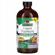 NATURE'S ANSWER Turmeric with Black Pepper - Kurkuma + Czarny pieprz (480 ml)