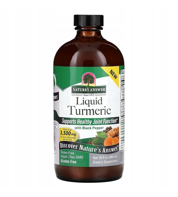 NATURE'S ANSWER Turmeric with Black Pepper (480 ml)