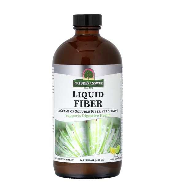 NATURE'S ANSWER Liquid Fiber, Lemon-Lime (480 ml / 16.2 fl. oz.))
