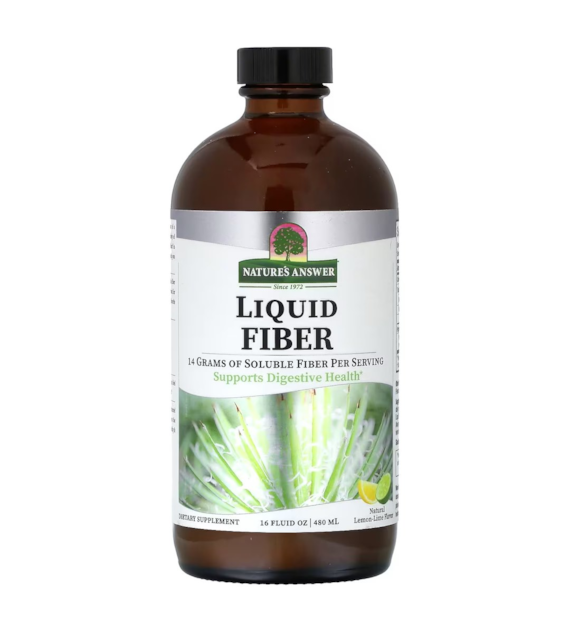 NATURE'S ANSWER Liquid Fiber, Lemon-Lime (480 ml / 16.2 fl. oz.))
