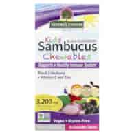 NATURE'S ANSWER Kid's Sambucus Chewables, Black Elderberry - Czarny bez (45 tabl.)