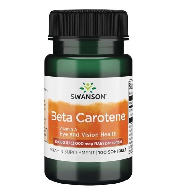 SWANSON Beta-Carotene (Vitamin A), 10 000 IU (100 sgels)