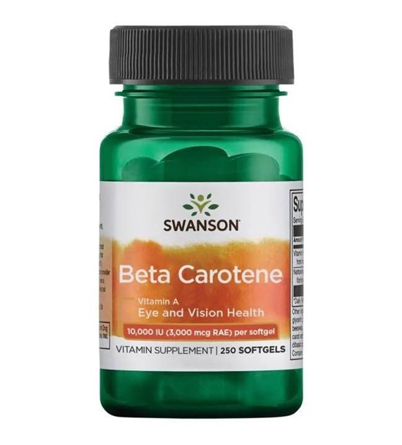 SWANSON Beta Carotene 10.000IU (250 kaps.)