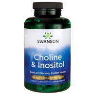 SWANSON Cholina + Inozytol (250 kaps.)