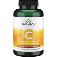 SWANSON C-500 - Witamina C z dzikiej róży (250 tabl.)