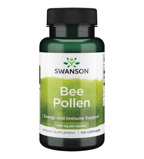 SWANSON Bee Pollen, 400 mg (100 caps)