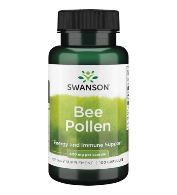 SWANSON Bee Pollen, 400 mg (100 caps)