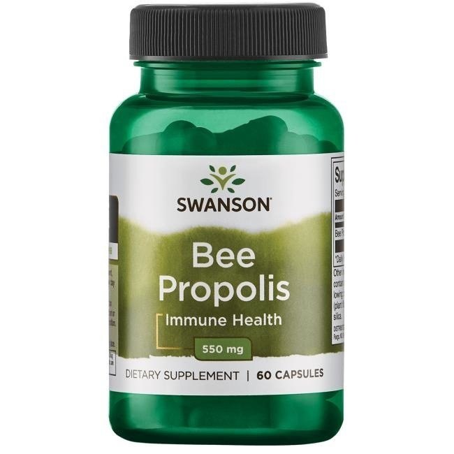 SWANSON Bee Propolis, 550 mg (60 caps)