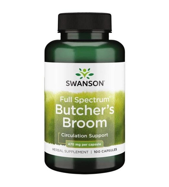 SWANSON Butcher's Broom, 470 mg (100 caps)