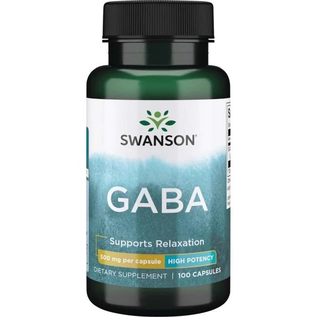 SWANSON GABA 500 mg (100 kaps.)