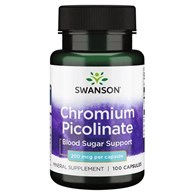 SWANSON Chromium Picolinate 200 mcg (100 kaps.)