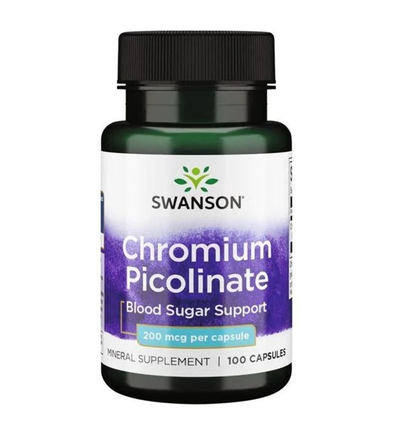 SWANSON Chromium Picolinate, 200 mcg (100 caps)
